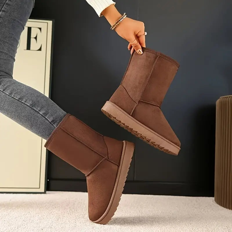 Agata | Damskie zimowe wsuwane buty