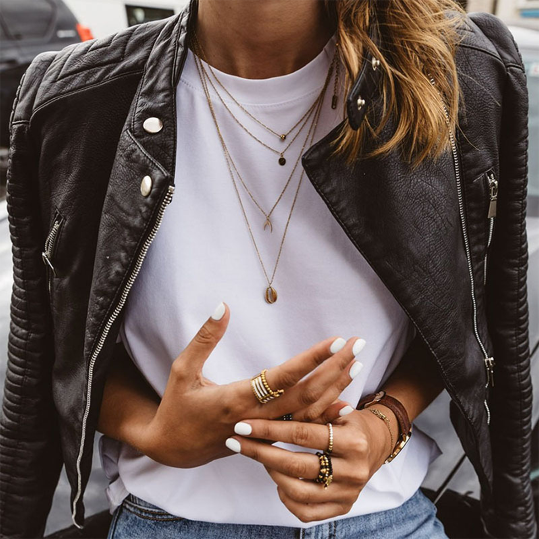 Emilia | Damska casualowa kurtka w stylu biker na zamek