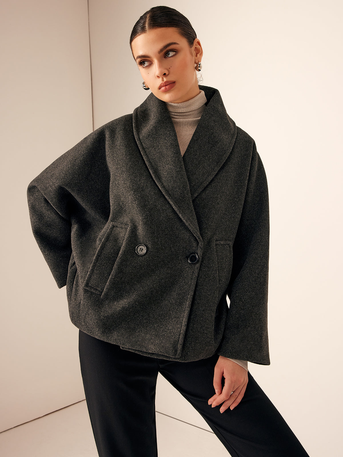 Edyta | Damska Oversize'owa Kurtka Jesienna
