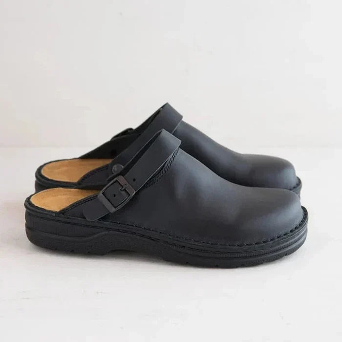 Artur | Stylowe Męskie Skórzane Slipper-Clogi