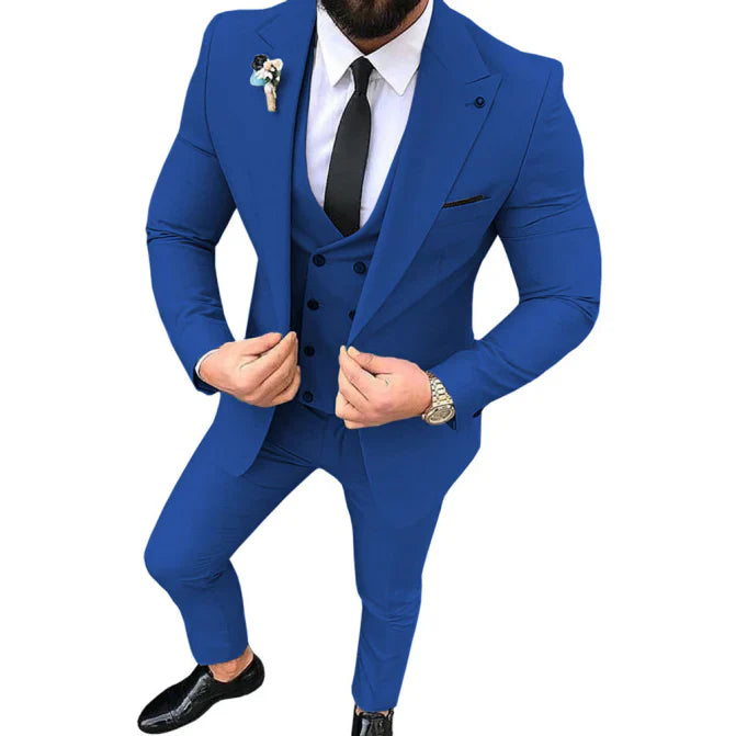 Łukasz | Trzyczęściowy Garnitur Slim Fit dla Mężczyzn