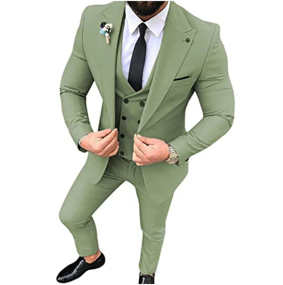 Łukasz | Trzyczęściowy Garnitur Slim Fit dla Mężczyzn