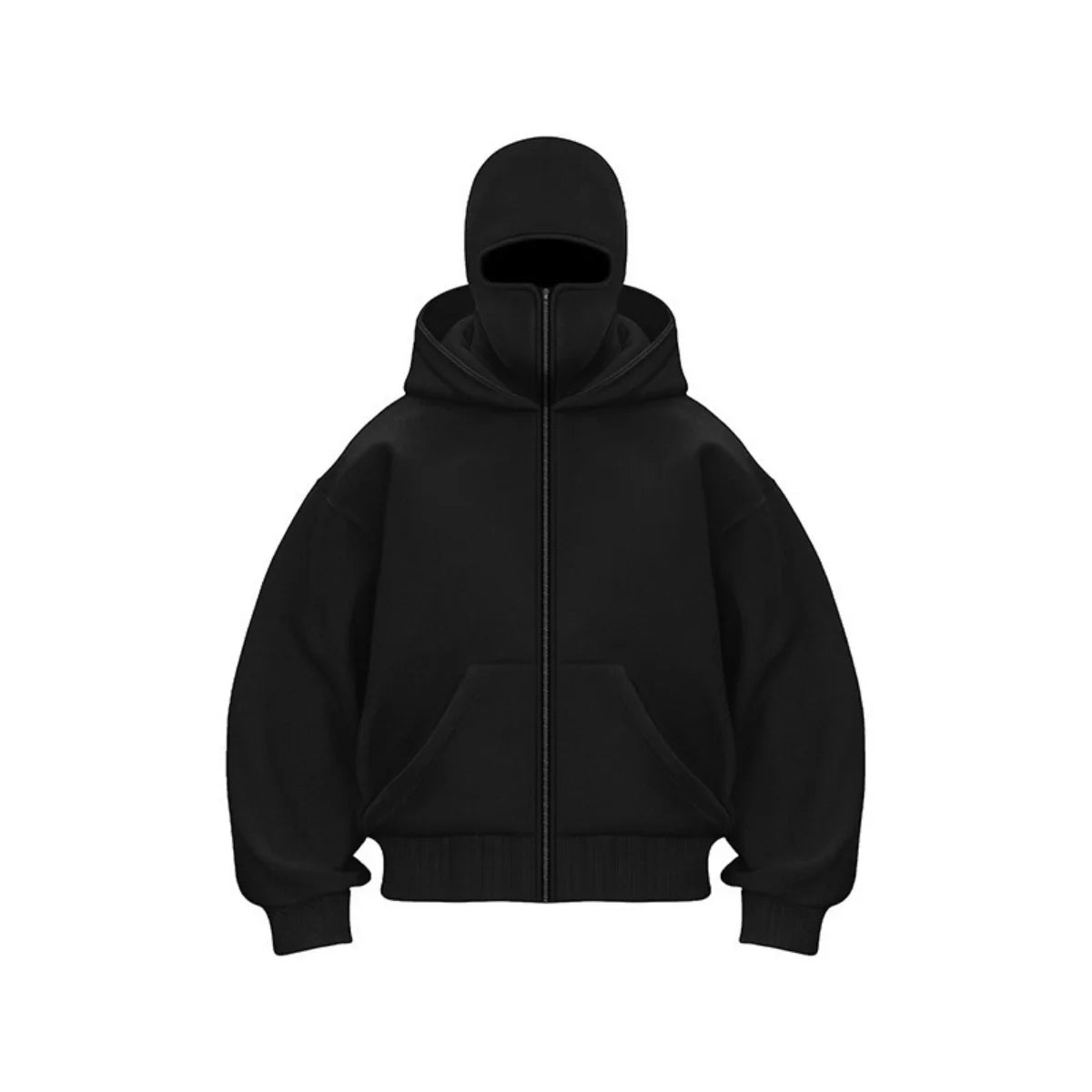 Feliks | Mężczyzna Oversized Pełny Zamek Casual Bluza