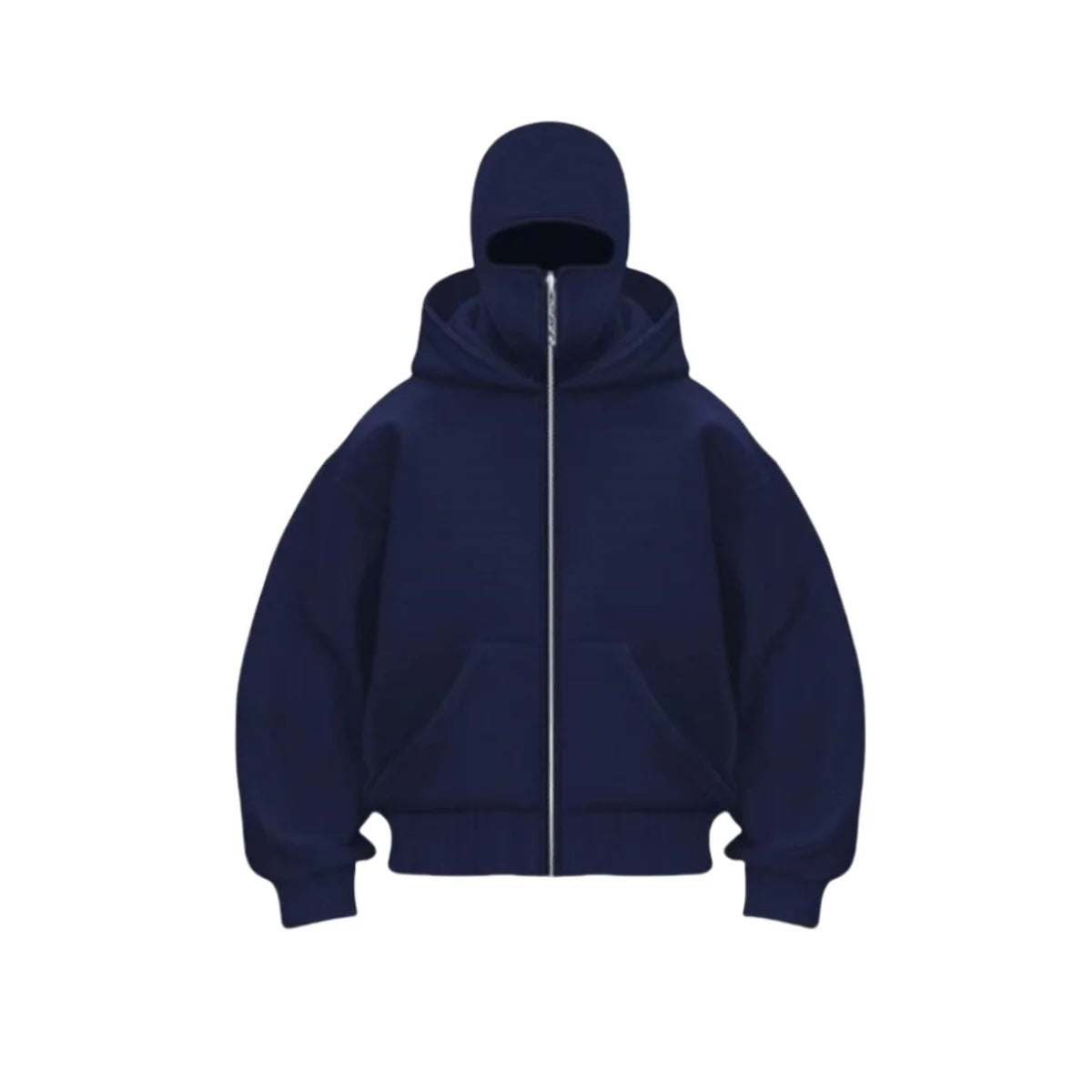 Feliks | Mężczyzna Oversized Pełny Zamek Casual Bluza