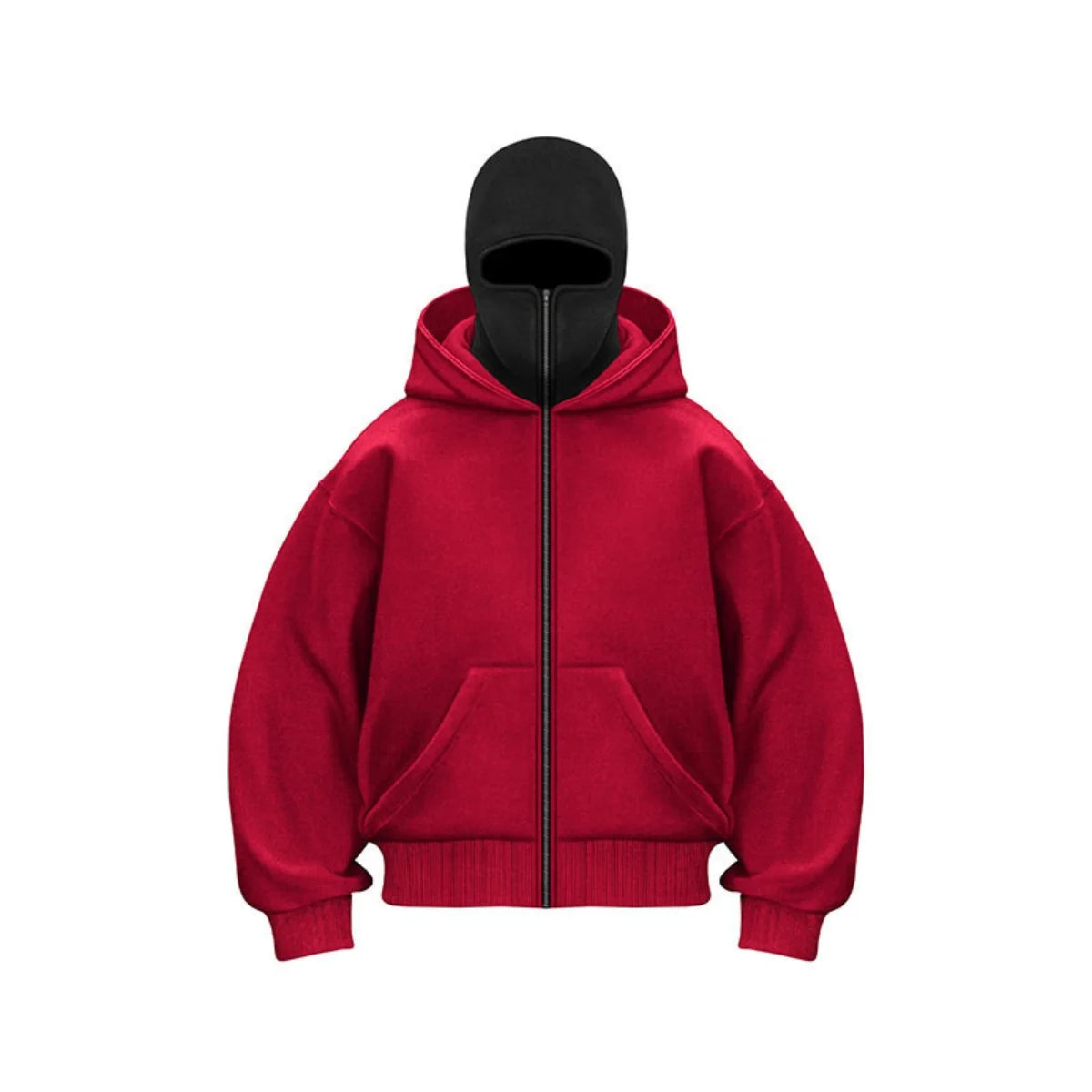 Feliks | Mężczyzna Oversized Pełny Zamek Casual Bluza