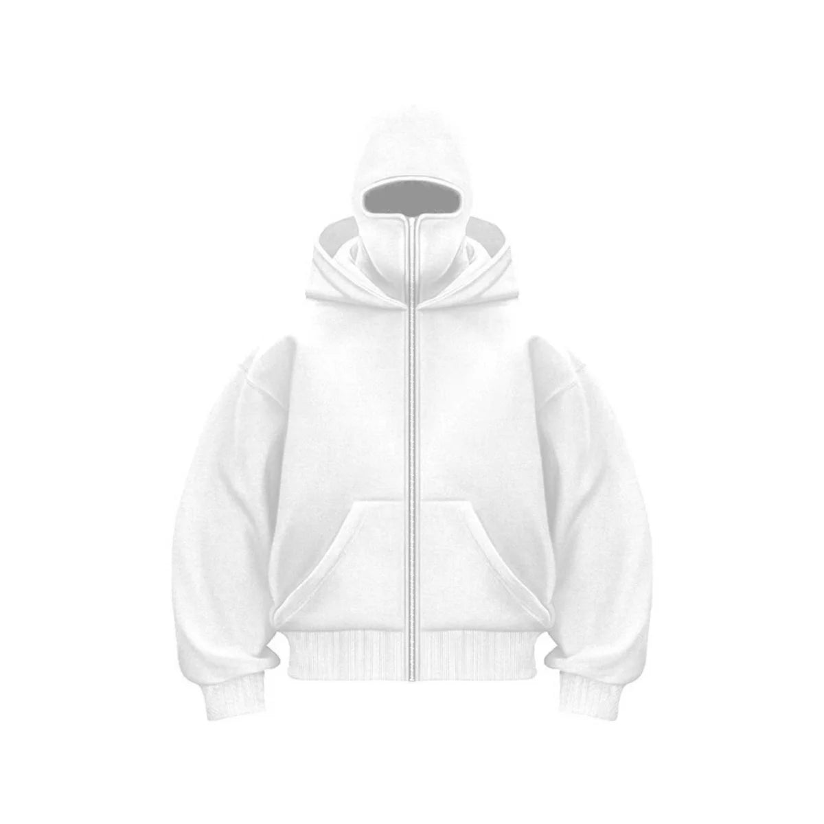 Feliks | Mężczyzna Oversized Pełny Zamek Casual Bluza