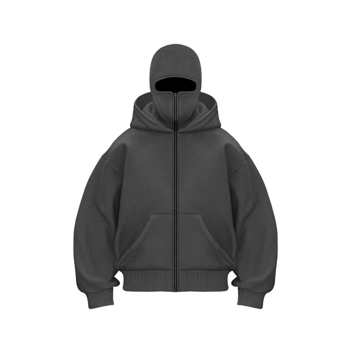 Feliks | Mężczyzna Oversized Pełny Zamek Casual Bluza