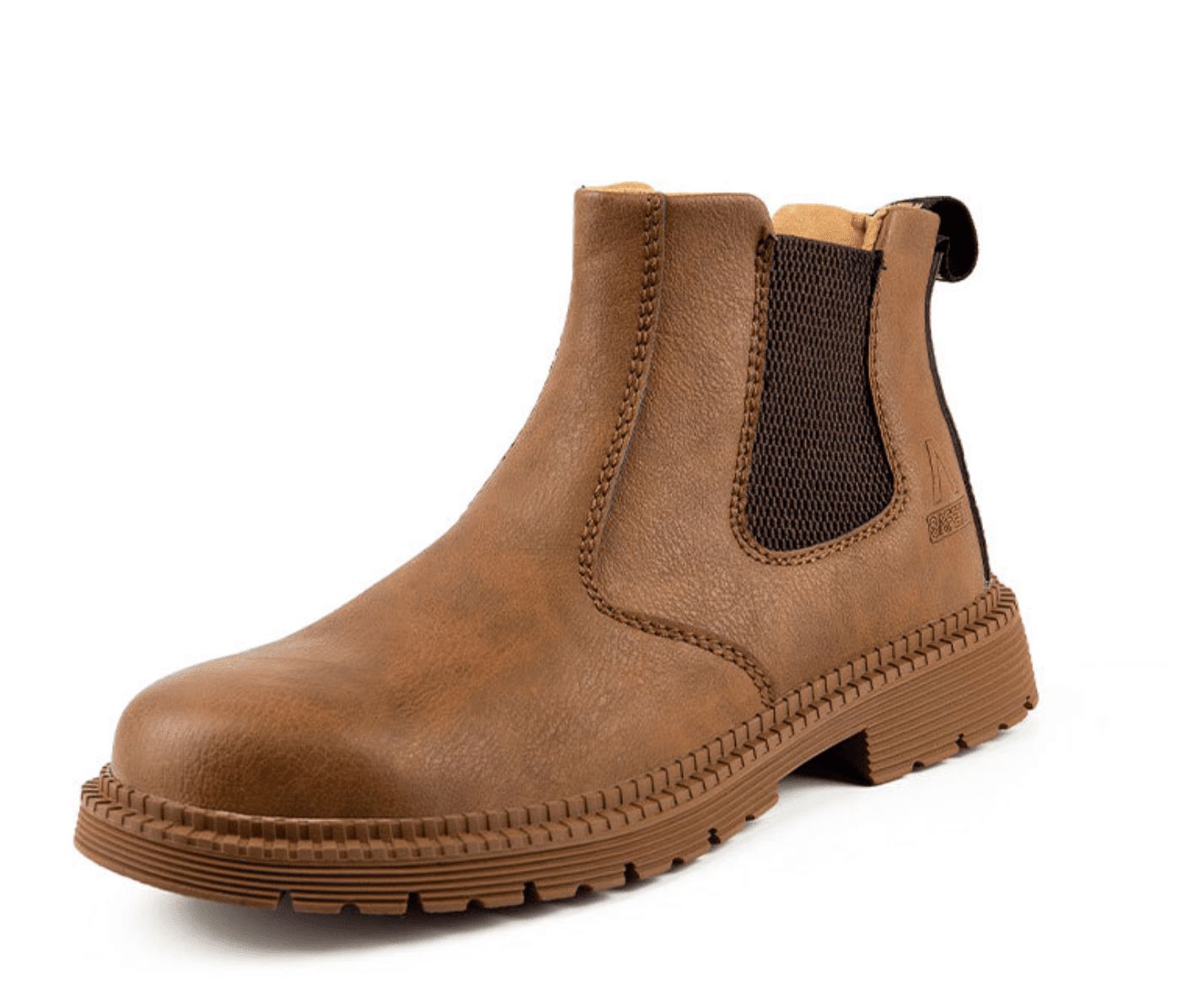 Ludwik | Męskie modne botki Chelsea na slip-on