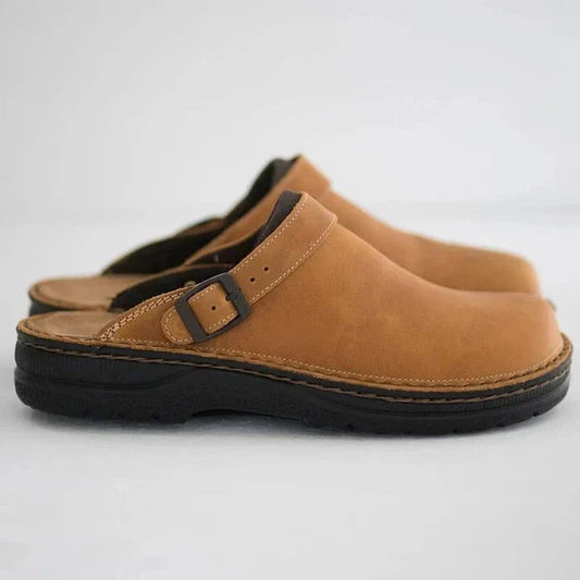 Artur | Stylowe Męskie Skórzane Slipper-Clogi