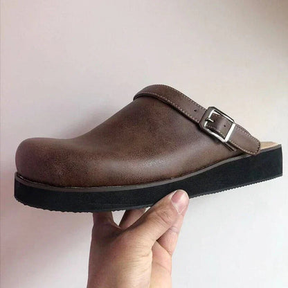 Artur | Stylowe Męskie Skórzane Slipper-Clogi
