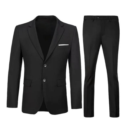 Roman | Garnitur Slim Fit Marynarka i Spodnie Męskie