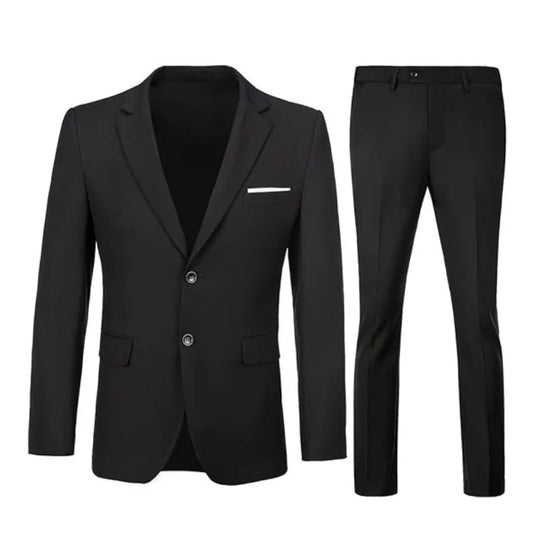 Roman | Garnitur Slim Fit Marynarka i Spodnie Męskie