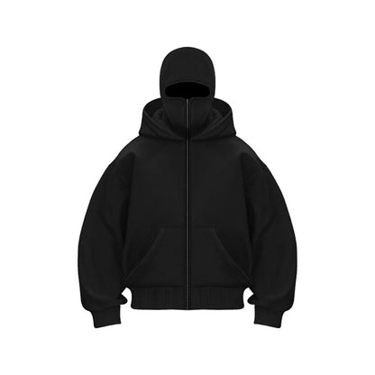 Feliks | Mężczyzna Oversized Pełny Zamek Casual Bluza