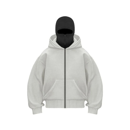 Feliks | Mężczyzna Oversized Pełny Zamek Casual Bluza