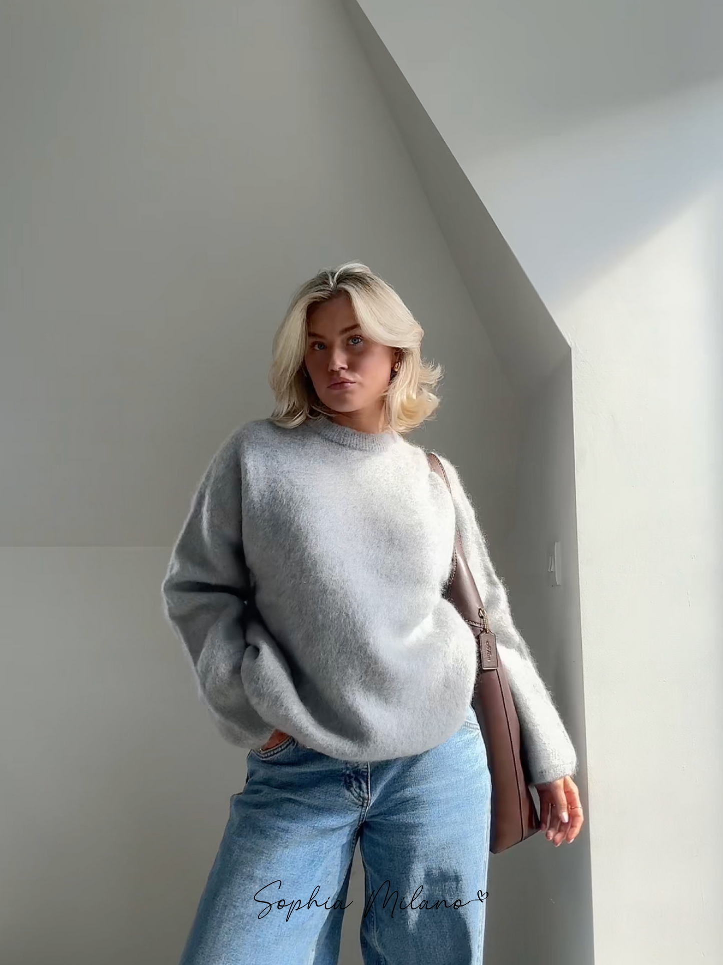 Teresa | Damski miękki sweter z długim rękawem o casualowym stylu