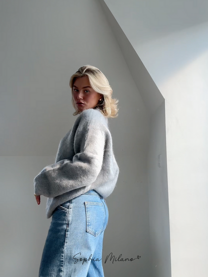 Teresa | Damski miękki sweter z długim rękawem o casualowym stylu