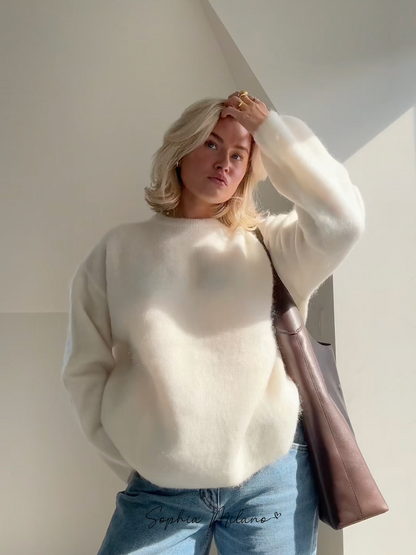 Teresa | Damski miękki sweter z długim rękawem o casualowym stylu