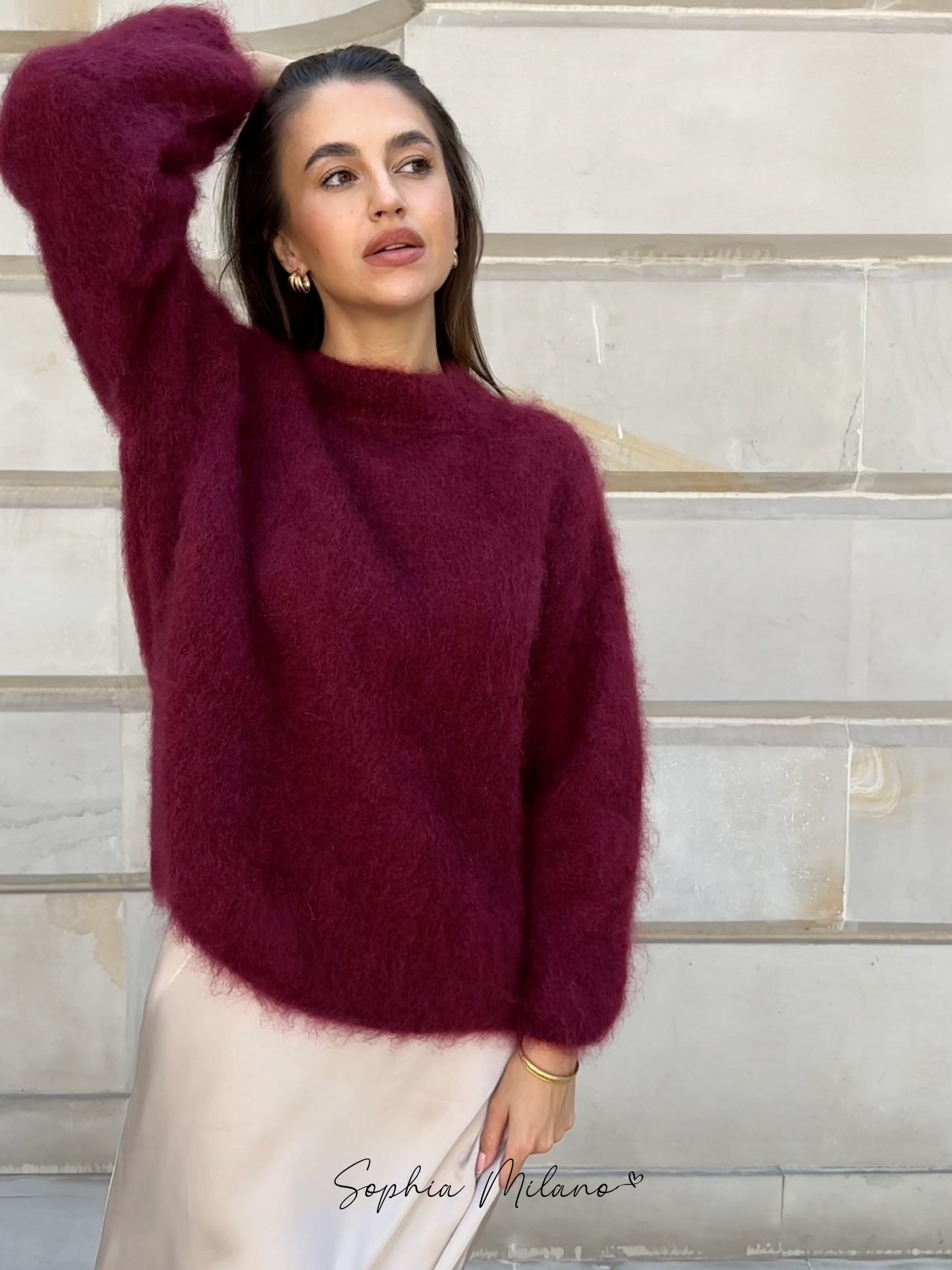 Teresa | Damski miękki sweter z długim rękawem o casualowym stylu